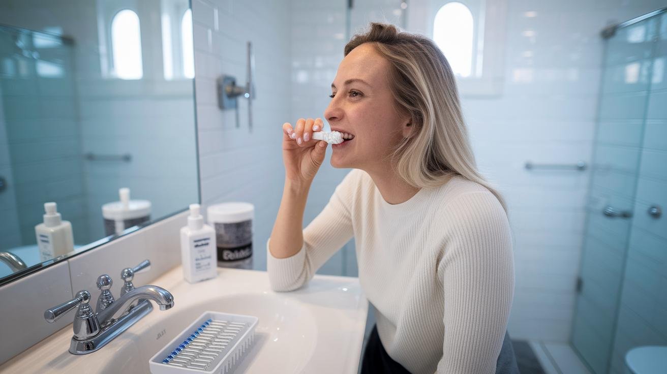 Blanchiment dentaire temps Duree de la procedure en cabinet versus a domicile.jpg