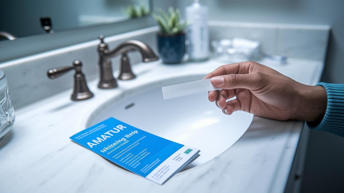 Comment fonctionnent les bandes de blanchiment dentaire .jpg