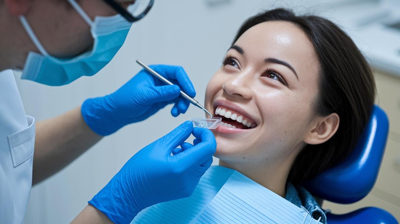 Deroulement du blanchiment dentaire avec gouttiere chez le dentiste Du diagnostic a lapplication a domicile.jpg