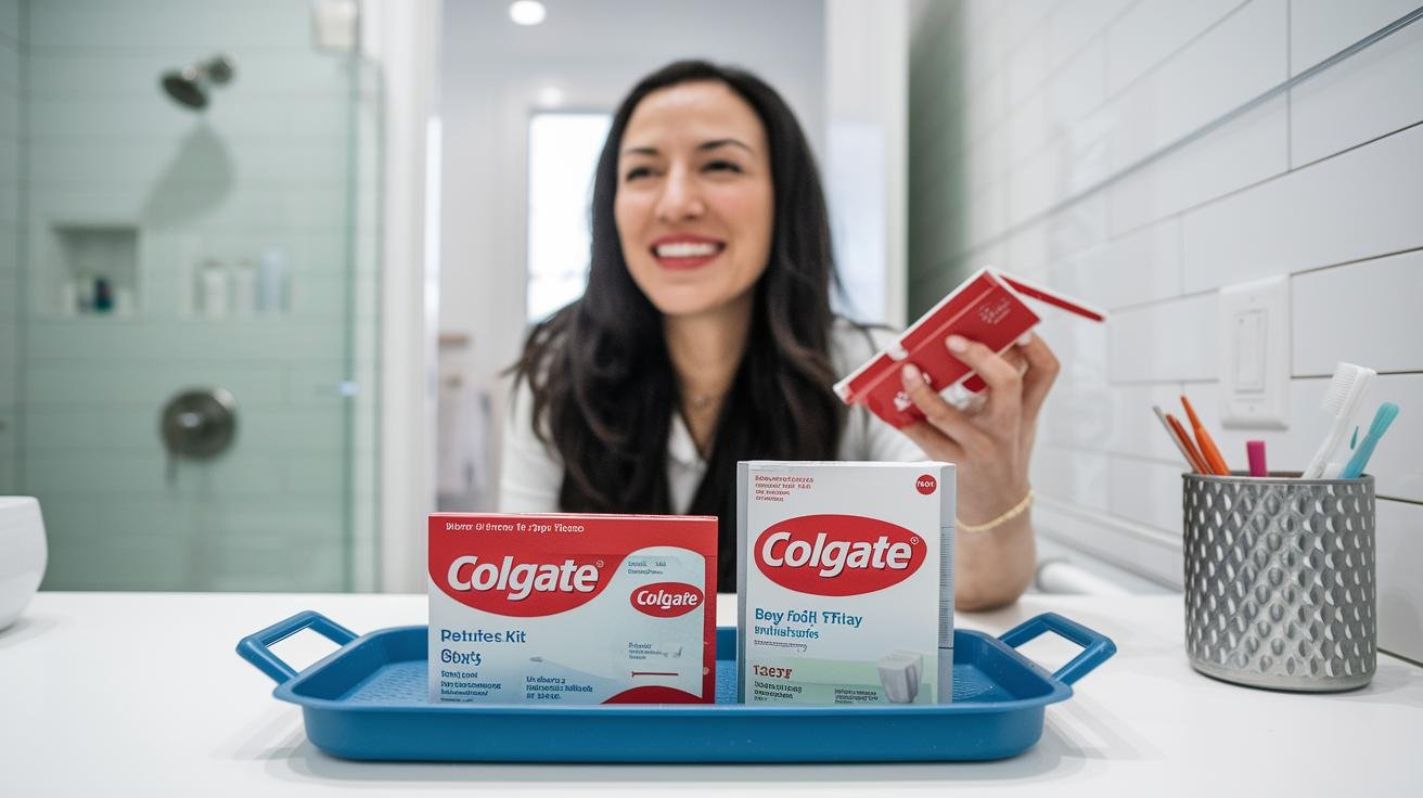 Demonstration et Resultats Le kit blanchiment dentaire Colgate en action.jpg